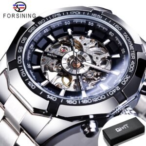 Reloj chino Forsining Skeleton Mecánico Automático GMT101