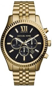 Reloj Michael Kors para hombre, caja y pulsera de acero inoxidable