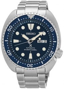 Reloj Seiko para hombre, caja y pulsera de acero inoxidable